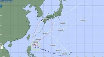 【台風7号】台風7号（メーカラー）「非常に強い」勢力でフィリピンの東を北上　26日には沖縄本島近海へ気象庁が2026年6月23日【雨と風のシミュレーション】