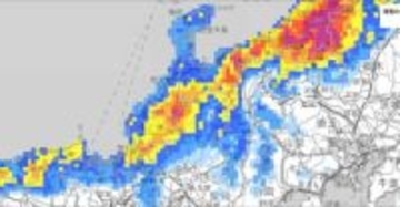 【大雪情報】東海地方　岐阜県では警報級の大雪に25日朝まで多い所で80センチの降雪予想　愛知県でも24日夜のはじめ頃から警報級の大雪となる可能性【雪と雨のシミュレーション】