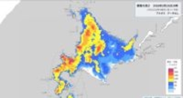 【気象情報】北海道地方　23日夕方にかけて日本海側北部の海は大しけに暴風や高波に警戒を　気温が平年よりかなり高くなり雪解けが急速に進む見込み　融雪による低い土地の浸水や土砂災害、なだれなどに注意を【雪と雨のシミュレーション】