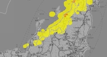 【気象情報】北陸地方は8日夕方にかけて落雷や竜巻などの激しい突風、降ひょうに注意　大気の状態が非常に不安定となり局地的に積乱雲が発達する見込み【雨風シミュレーション】