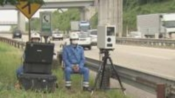 北陸道で持ち運び式オービスによる速度取り締まり　国道8号での親子死亡事故を受け、高速道路での重大事故防止へ　富山県警