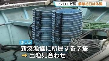 シロエビ漁解禁　初日はしけで休漁、新湊の7隻は出漁見合わせ　能登半島地震から2年、順調な回復傾向に期待「富山湾の宝石」