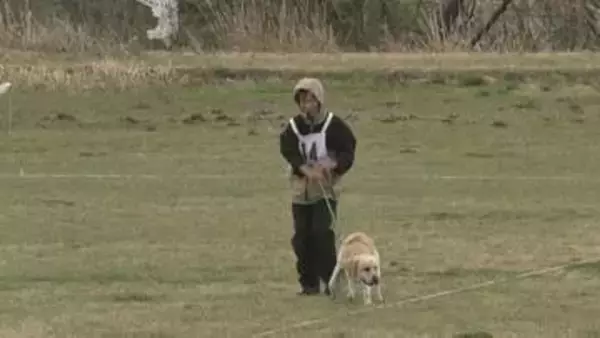 事件捜査や行方不明者の捜索などで活躍へ　嘱託警察犬の審査会　合格すれば6月から1年間活動　富山