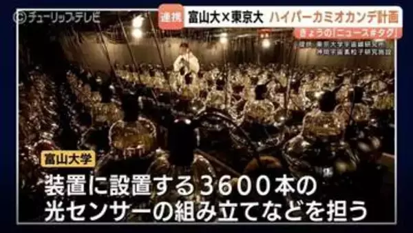 「ハイパーカミオカンデ」の研究後押し 富山大と東京大が連携強化 宇宙と素粒子の謎の解明目指す