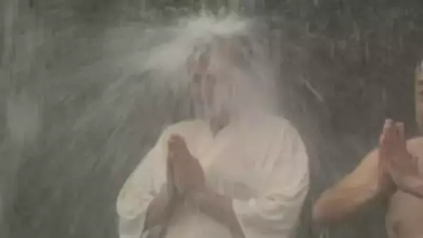 大寒の富山で極寒の滝行！大岩山日石寺に60人集結…冷たさの先にある「温かさ」　新人アナも無病息災を祈願