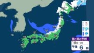 【気象情報】東北地方は17日から19日頃にかけて冬型の気圧配置となり日本海側の平地でも雪の積もる所が…太平洋側の山沿いも雪が積もる見込み　積雪や路面の凍結、大雪による交通障害に注意【雪と雨のシミュレーション】