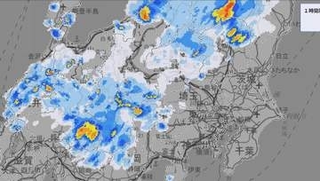 関東甲信で大気非常に不安定 8日夜遅くにかけ河川増水・氾濫に警戒 甲信で24時間100ミリ予想