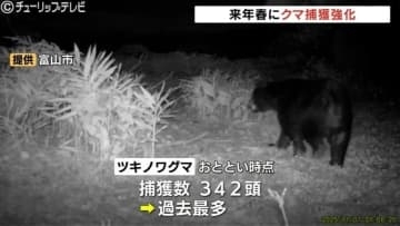 クマ対策強化へ 来年春、個体数管理のクマ捕獲を初導入 富山