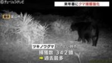 クマ対策強化へ 来年春、個体数管理のクマ捕獲を初導入 富山