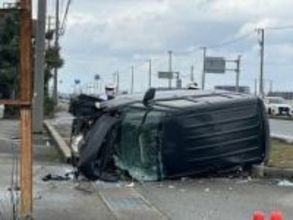 【速報】国道8号（富山市八町）で車2台の衝突事故　3人救急搬送