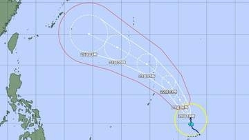 台風18号（ソウデル）が急速発達の予想「非常に強い」勢力で24日にかけ日本の南へ北上 今後の進路に厳重警戒【雨と風のシミュレーション】