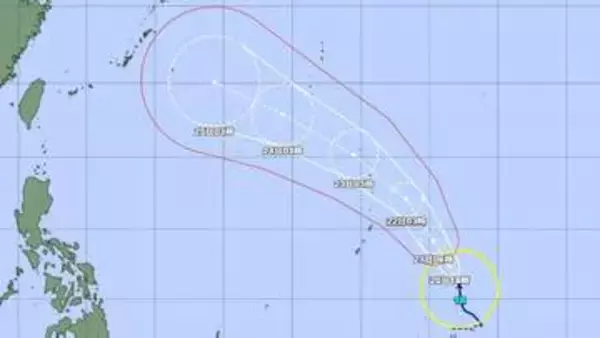 台風18号（ソウデル）が急速発達の予想「非常に強い」勢力で24日にかけ日本の南へ北上 今後の進路に厳重警戒【雨と風のシミュレーション】