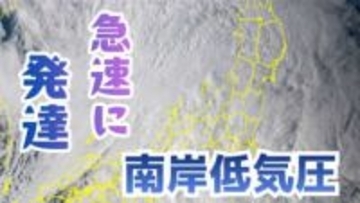 【関東甲信】4日朝にかけ山沿い30cmの積雪に警戒 “南岸低気圧” 急速に発達、平地や箱根・多摩も積雪か　路面凍結による交通障害や強風・高波のおそれ【雨と風のシミュレーション】