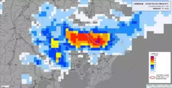 【天気の急変注意】関東甲信で1時間40ミリの激しい雨予想 今日24日午後は大気非常に不安定 竜巻など激しい突風や降ひょうにも注意【雨と風のシミュレーション】