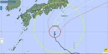 【台風情報】台風25号（ドゥージェン）進路予想…21日（祝・月）関東甲信に接近へ　伊豆・東海で線状降水帯のおそれも　最大瞬間風速50m、24時間の最大雨量350ミリに厳重警戒【雨と風のシミュレーション】