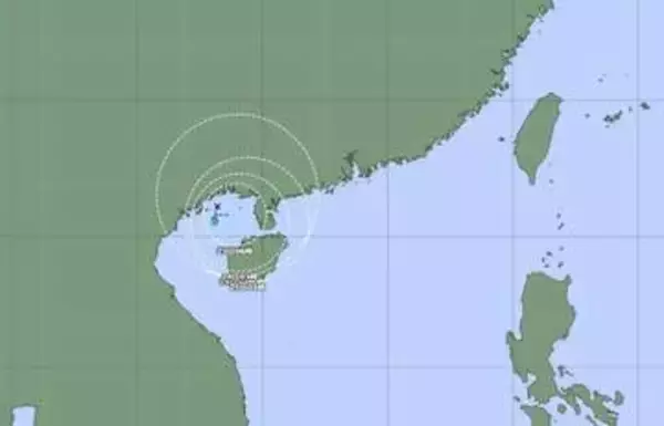 【台風のたまご】23日にも台風に発達へ…トンキン湾付近でほとんど停滞する見通し　26日に再び熱帯低気圧へ【雨と風のシミュレーション】
