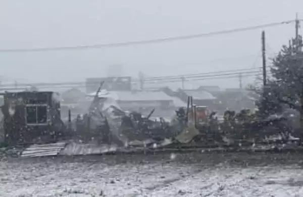 【早朝火事 続報】住宅全焼か…1人と連絡とれず　約1時間半後に消し止められる　富山・小矢部市