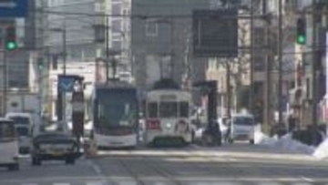 放射冷却で冷え込み 南砺でマイナス4.9℃、架線凍結で一時運転見合わせ…市内電車や万葉線に影響　現在は運転再開　夕方から雨、雪の見込み　富山