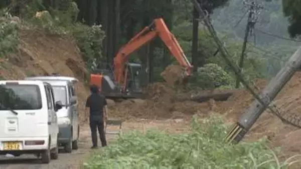 氷見市の上原集落で９日ぶりに “孤立解消” 市内すべての孤立集落が解消へ 土砂崩れなどで道路が通行止めに【富山県】