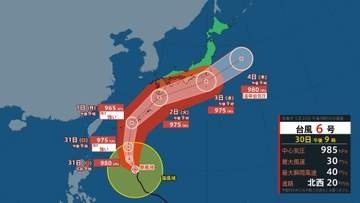 【台風6号（チャンミー）】強い勢力で1日に沖縄最接近へ　最大瞬間50m予想　その後は九州・本州へ【風と雨のシミュレーション】