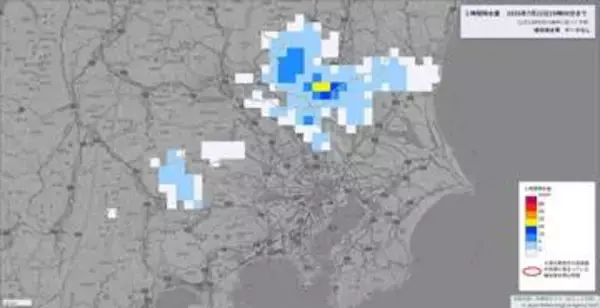 【天気の急変注意】関東甲信で1時間50ミリの非常に激しい雨予想 今日22日夜遅くまで激しい雷雨・竜巻など突風のおそれ
