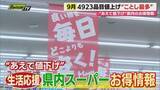 「【9月も】当年最多品目!?食品値上げの波に“音を上げ”る暇もなし…片や消費者支援に腐心するスーパーも(静岡)」の画像1