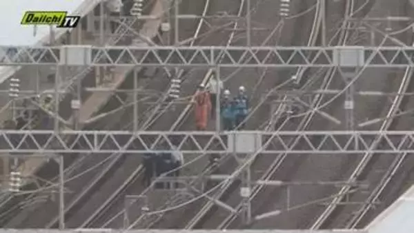 【事故直後の現場写真】東海道新幹線全線と山陽新幹線上りで運転見合わせ　浜松駅で人身事故（静岡）