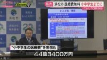 浜松市の子どもの医療費無料化　小中学生まで適用範囲拡大　2026年10月から