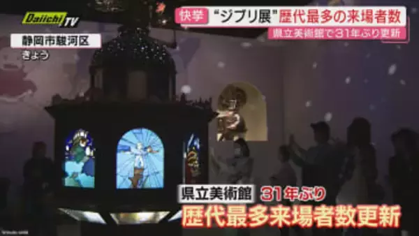 【31年ぶり快挙】静岡県立美術館｢金曜ロードショーとジブリ展｣来場者数が同館歴代最多を更新(静岡市)