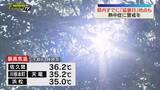 「静岡県内は午前から猛暑日となる地点も　浜松・佐久間で36℃超　熱中症に十分警戒を」の画像1