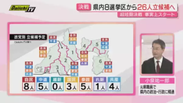 【解説】通常国会召集日解散は60年ぶりにして戦後最短決戦の衆院選…県内注目選挙区含め専門家が解説(静岡)