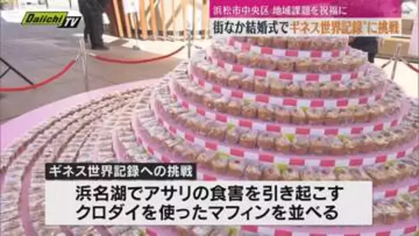 結婚式とギネス世界記録挑戦を組み合わせたイベント開催される ウエディングの力で地域の課題を祝福に変えたい（静岡・浜松市）