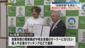 “放棄茶畑”を再生へ「Re茶畑プロジェクト」　農家・牧之原市・民間企業が連携（静岡・牧之原市）