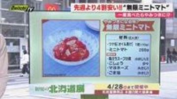 【献立予報】旬＆お得な食材を簡単レシピとともに紹介するコーナー！夕飯献立の参考に…今回おすすめは｢ミニトマト｣(静岡)