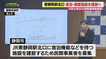【東静岡エリア】アリーナ建設予定のJR東静岡駅北口に商業･宿泊施設建設に向け民間事業者募集へ(静岡市)
