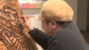 鮮やかな色彩と大胆な筆致　自閉症の画家・太田宏介さんが名古屋で初の作品展を開催中