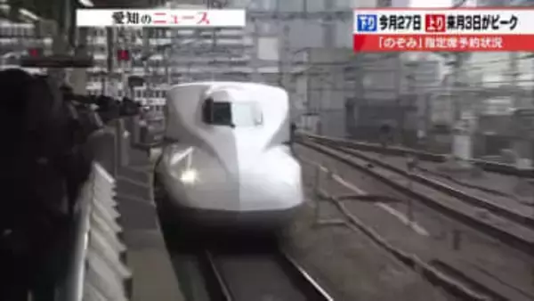 年末年始の全席指定席の「のぞみ」　名古屋発下りは12月27日午前が予約でほぼ満席　上りは1月3日午後