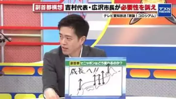 「規制緩和、さらに企業が投資しやすい税制ができる」日本維新の会・吉村代表　副首都実現で日本が変化