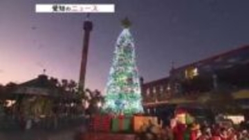 【2025年・愛知イルミ】「レゴランド」　巨大クリスマスツリーがお出迎え　体験型のイルミネーションも