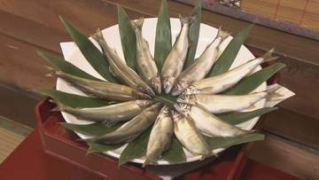 アユ漁解禁を前に　防府天満宮で金鮎祭が行われる　山口