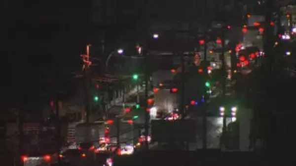 山口県岩国市の国道２号で渋滞…大雪による山陽道通行止めなどの影響　（3日午前5時半時点）