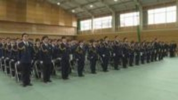 ２か月で挫折　１１年の役場勤務を経て…３４歳「最年長」警察官に再挑戦　山口県警察学校で入校式