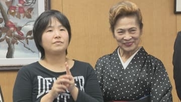 障害がある作家の刺しゅうと絵画がコラボ！タイトルは「夢のかたち」　岩国市に寄贈　山口