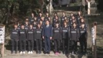 なでしこリーグ２部に昇格　まもなく開幕戦　レノフ山口ＦＣァレディース必勝祈願