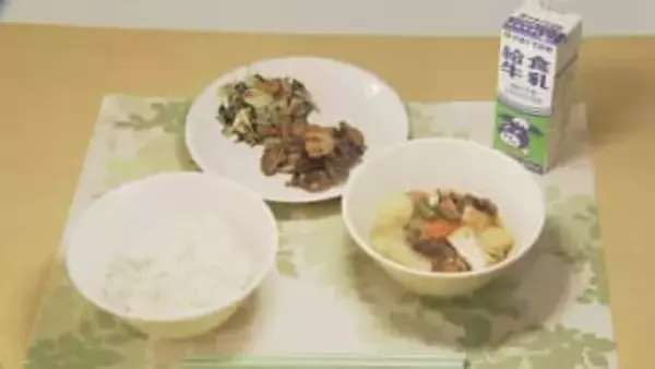 砂糖よりもこくと照りがでている　カンロ飴を使った給食を提供　山口県光市