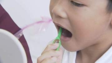 小学１年生が正しい歯みがき学ぶ「虫歯を作らないようにみがきたい」　山口・下松