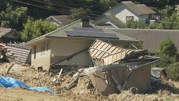 男性1人死亡…大雨の土砂災害現場で土のう設置など応急対策　山口・平生町