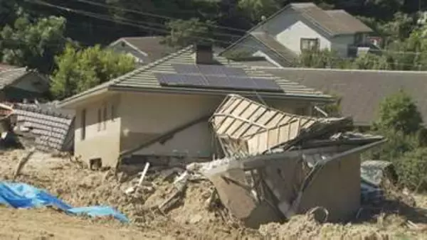 男性1人死亡…大雨の土砂災害現場で土のう設置など応急対策　山口・平生町