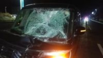 【速報】男性が軽乗用車にはねられ重傷　山口・山陽小野田