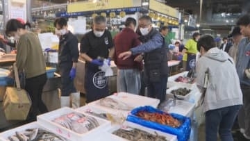 「市民の台所」としてのにぎわい取り戻す　唐戸市場で“新鮮活魚　唐戸朝市”定期開催　山口・下関